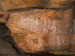 Cave of the Ghosts or Ngamadjidj Shelter, one of many aboriginal art sites in the Grampians National Park
